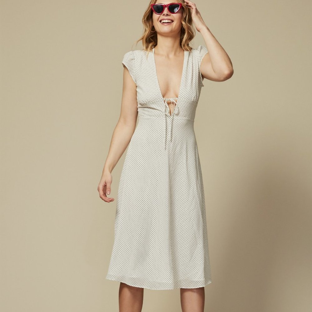 Goldie Short Sleeve Midi Slip Dress